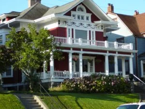 Red House on North I Street in the North Slope HIstoric District