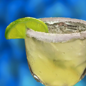 margarita with salt and lime