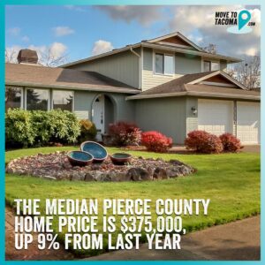 pierce county median home price 375,000 2019